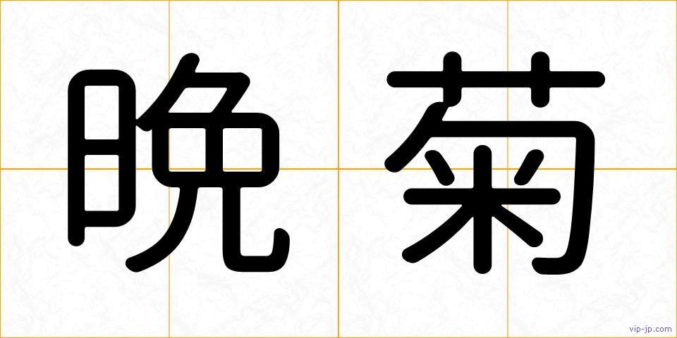晩菊の画像