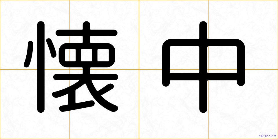 懐中の画像