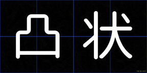 凸状