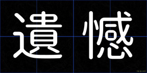 遺憾