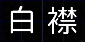 白襟