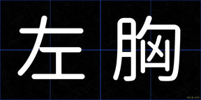 左胸