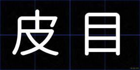 皮目