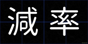 減率
