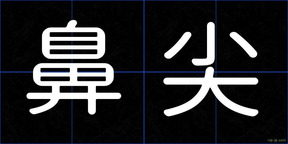 鼻尖