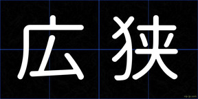 広狭