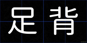 足背