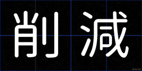 削減
