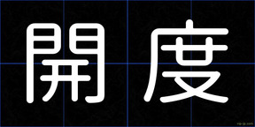開度