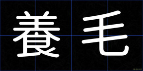 養毛