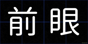 前眼