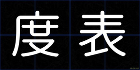 度表