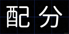 配分