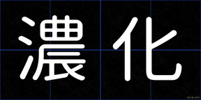 濃化
