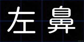 左鼻