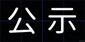公示