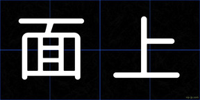 面上