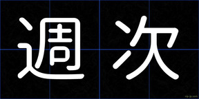 週次