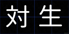 対生