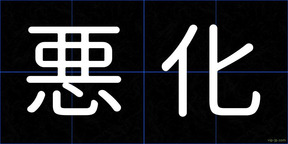 悪化