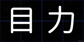 目力