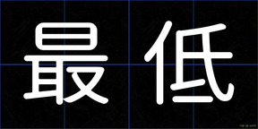 最低