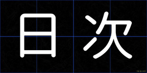 日次