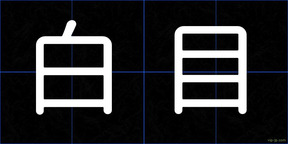 白目