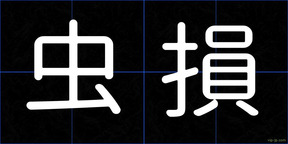 虫損