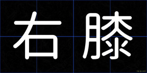右膝