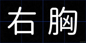 右胸
