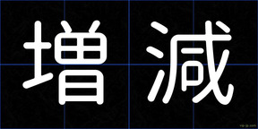 増減