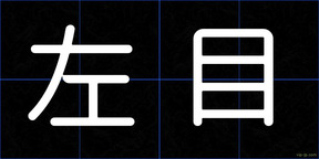 左目