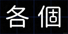 各個