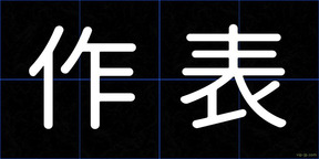 作表