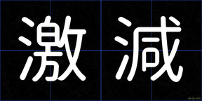 激減