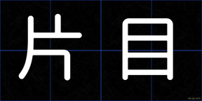 片目