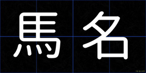 馬名