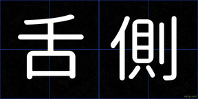 舌側