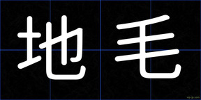 地毛