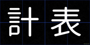 計表