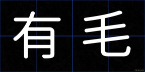 有毛